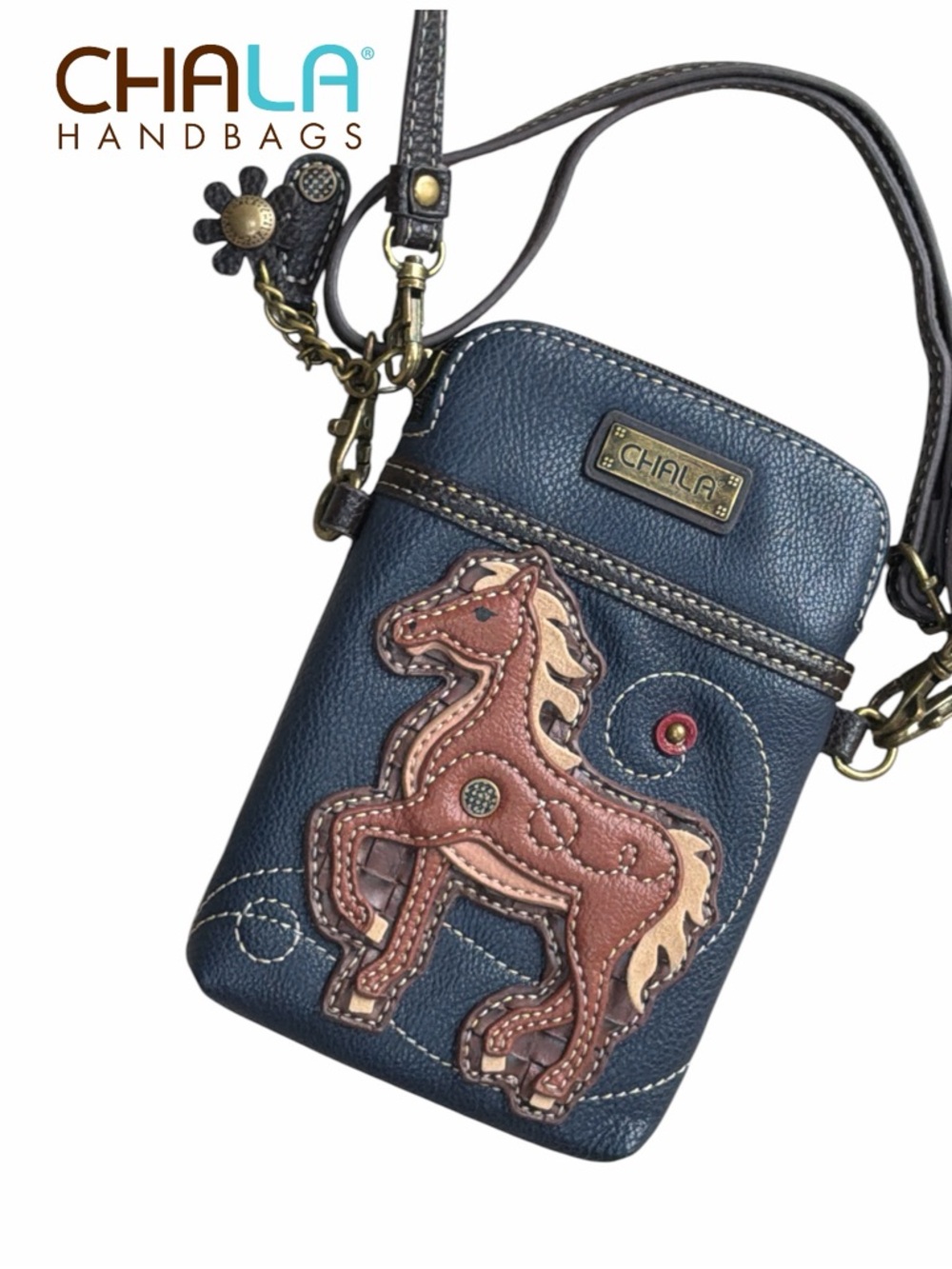 Chala Majestic Horse Cellphone Crossbody  Handbag